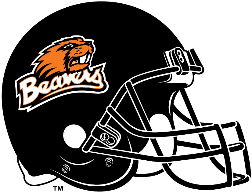 Oregon State Beavers 1997-2012 Helmet Logo t shirts DIY iron ons